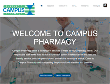 Tablet Screenshot of campuspharmacy.com